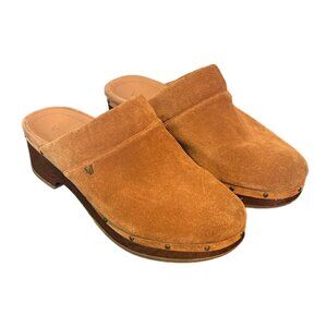 Vionic Kacie Brown Suede Clog US 9 EUR 41